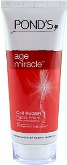 Ponds Age Miracle Facial Foam Face Wash 100g