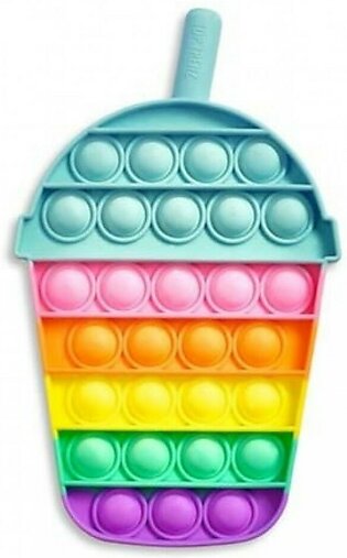 Planet X Fidget Rainbow Juice Cup POP Bubble Toy (PX-11019)