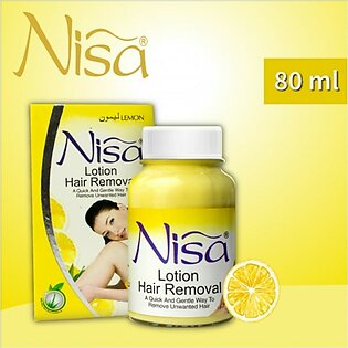 Nisa Hair Removal Lotion Lemon 80ml