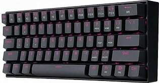 Redragon Dragonborn Mechanical RGB Gaming Keyboard Black Pink Light (K630W)