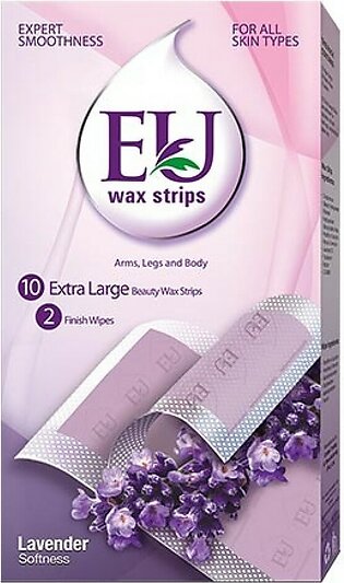 Eu Facial Wax Strip Lavender 10 Strips