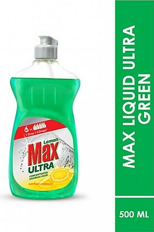 Lemon Max Ultra Liquid Bottle Green 500ml
