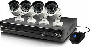 Swann 8 Channel 4MP NVR 2TB HDD & 4 4MP Bullet Cameras (SWNVK-874004-US)