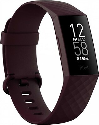 Fitbit Charge 4 Fitness Tracker Rosewood - Small/Large Bands Included
