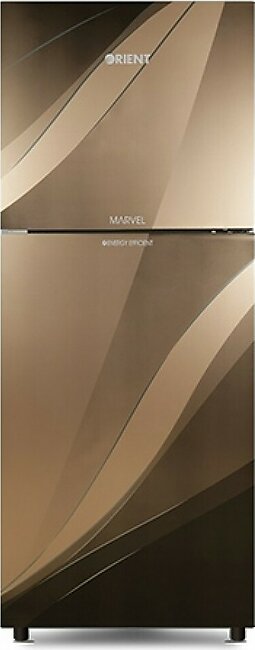 Orient Marvel 380 Freezer-On-Top Inverter Refrigerator 13 Cu. Ft Golden Blaze