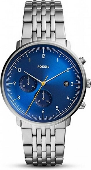 Fossil Chase Timer Men's Watch Silver (FS5542)