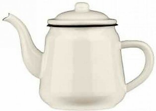 Premier Home White Enamel Teapot 900ml (0602472)
