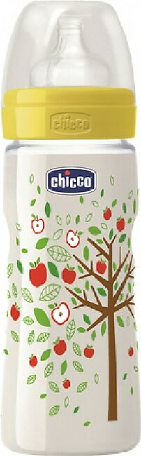 Chicco Wellbeing Silicone Bottle 330ml - 4M+ Unisex