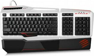 Mad Catz S.T.R.I.K.E. TE Gaming Keyboard for PC White