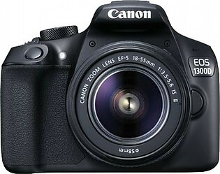 Canon EOS 1300D DSLR Camera with EF-S 18-55mm III Lens - International Warranty