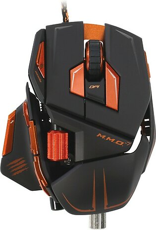 Mad Catz M.M.O. 7 Black Gaming Mouse for PC and Mac