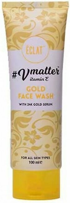 Eclat Vmatter Gold Face Wash - 100ml
