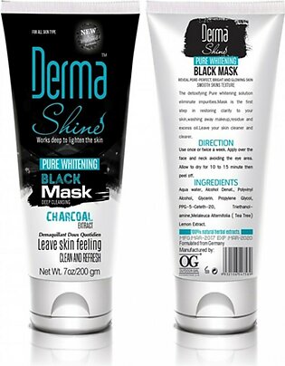 Derma Shine Charcoal Face Mask 200gm