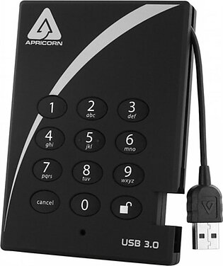 Apricorn 500GB USB 3.0 Hard Drive With Pin Access