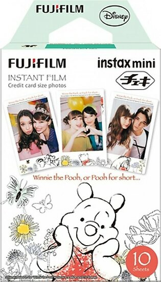 Fujifilm Instax Mini Winnie The Pooh Instant Film 10 Photos Pack
