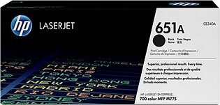 HP 651A  Laserjet Toner Cartridge Black (CE340A)