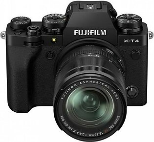 Fujifilm X-T4 Mirrorless Camera with 18-55mm Lens Black