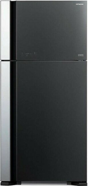 Hitachi Big 2 Inverter Freezer-on-Top Refrigerator 19 Cu Ft Glass Gray (R-VG690P7MS)