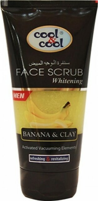 Cool & Cool Whitening Face Scrub For Men 150ml (F1548)