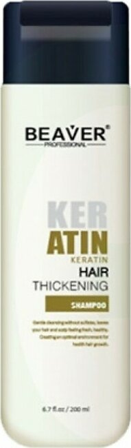 Beaver Keratin Hair Thickening Shampoo 200ml