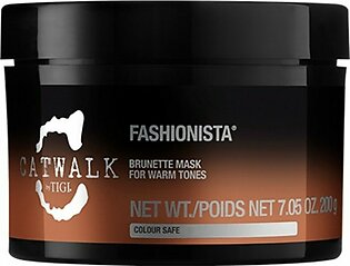 Tigi Catwalk Fashionista Brunette Hair Mask For Warm Tones 200g