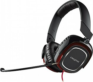 Creative Draco HS880 Over-Ear Gaming Headphones with Detachable Mic