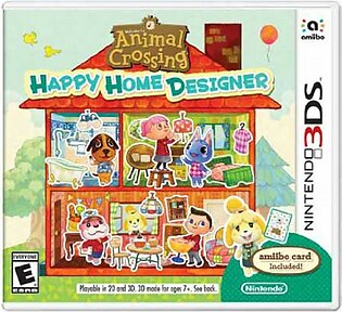 Animal Crossing Happy Home Designer Game For Nintendo 3DS