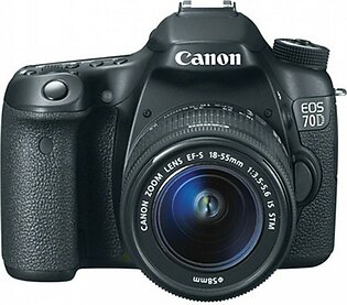 Canon EOS 70D DSLR Camera with 18-55mm Lens