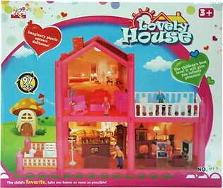 Planet X Lovely Doll House Pink (PX-9641)