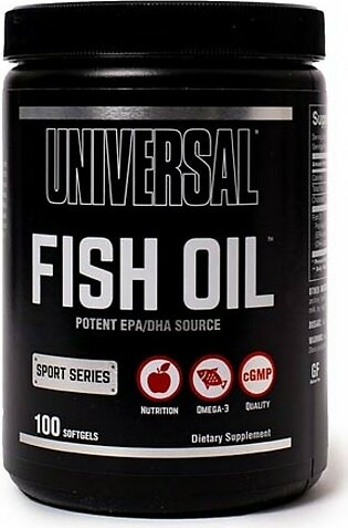 Sporty Strength & Performance Fish Oil Supplement - 100Softgels