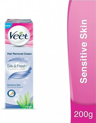 Veet Silk & Fresh Hair Removal Cream For Sensitive Skin 200gm