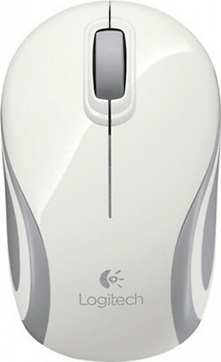 Logitech M187 Mini Wireless Mouse White (910-005380)