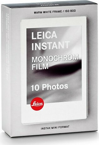 Leica Sofort Monochrom Instant Film Pack 10 Exposures