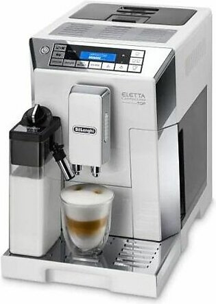 Delonghi Eletta Cappuccino Fully Automatic Coffee Machine (ECAM45.760.W)