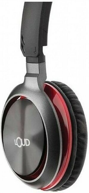 Loud Go Pro Sound Stereo On-Ear Headphones Red (HPM490)