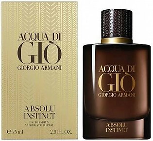 Giorgio Armani Acqua Di Gio Absolu Instinct Eau De Parfum For Men 75Ml