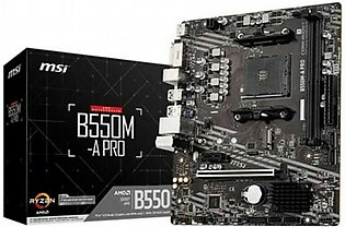 MSI Pro Series B550M-A PRO AMD Ryzen AM4 Motherboard