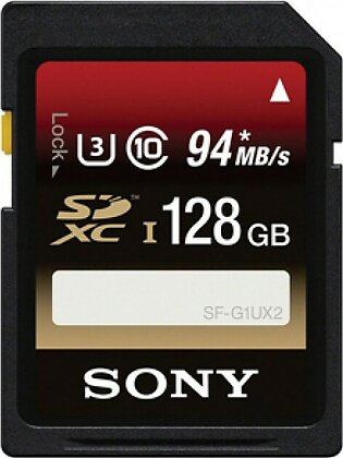 Sony 128GB High Speed UHS-I SDXC Memory Card (SFG1UX2/TQ)