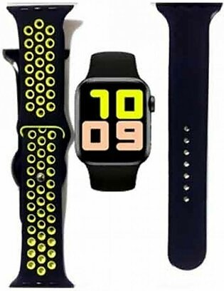 Muzamil Store T500 Plus Smart Watch With Extra Strap Black