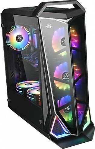 AA Tigers Alienware Mid Tower Gaming PC Case Black