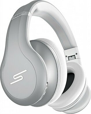 SMS Audio Active Noise Cancelling Wired Headphone Cool Silver