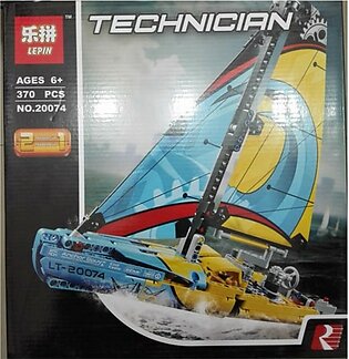 M Toys 2-in-1 Yacht Lego Blocks for Kids - 370pcs