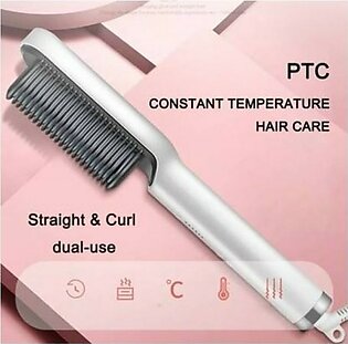 RG Shop Electric Hair Straightener Brush (HQT-909B)