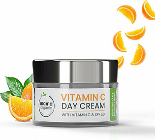 Vitamin C Day Cream For Bright Skin With Vitamin C & SPF 50 - Natural & Toxin Free - 50g