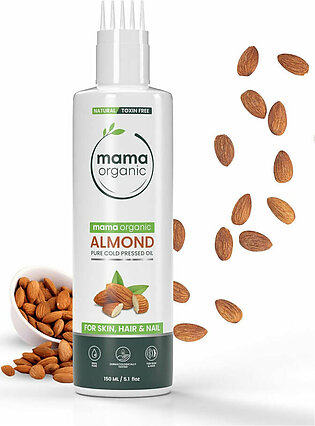 Sweet Almond Oil For Skin, Face, and Hair - Natural & Toxin Free - 150ml