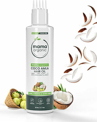 Coco Amla Hair Oil For Long, Strong & Shiny Hair with Coconut & Amla - Natural & Toxin Free - 80ml