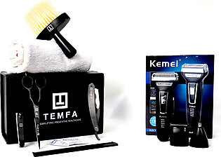 Premium Personal Barber Kit with Free Kemei 3 in 1