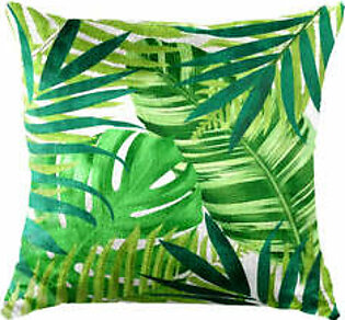 SuperSoft Tropical Forest Leaves Throw Pillow