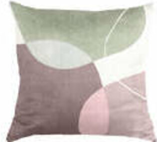 SuperSoft Mist Pink Abstract Throw Cushion