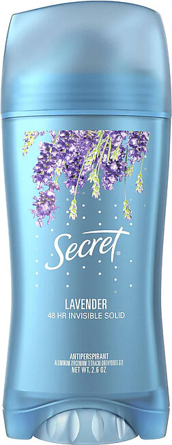 Secret Deodorant Stick A/P Invisible Solid Lavender 2.60Z